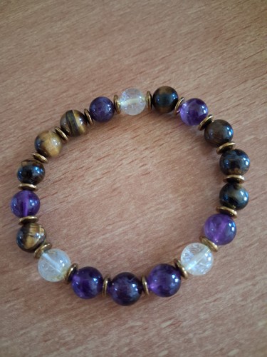 Bracelet améthiste oeil de - bracelet, améthiste,