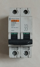 Disjoncteur bipolaire C60N Merlin Gérin D40A Réf : 24591