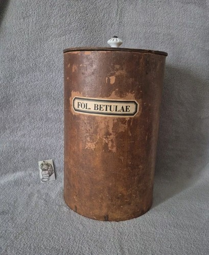 Ancien pot carton bouilli - ancien,