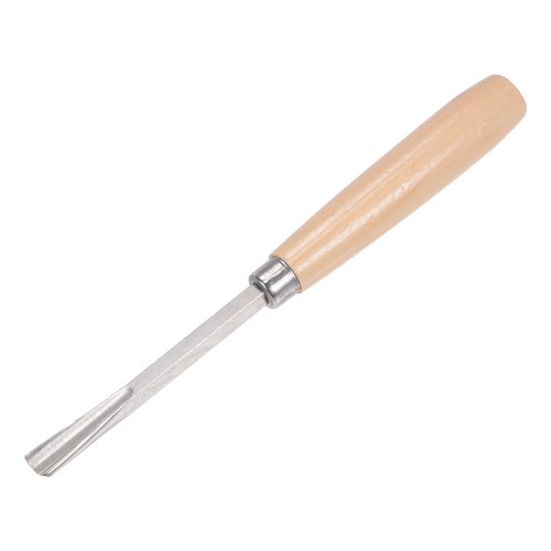 Bois couteau 9mm chrome - chrome, droit