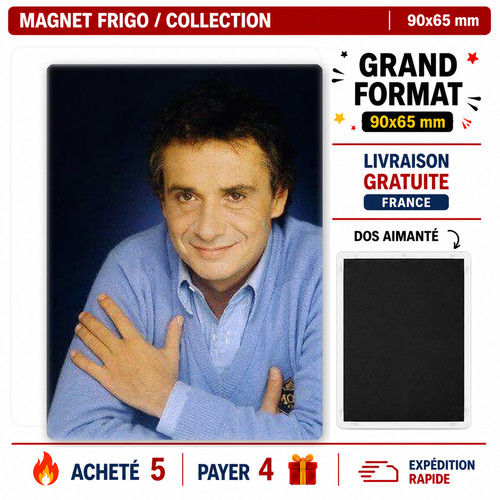 Magnet michel sardou 90x65 - magnet, mm