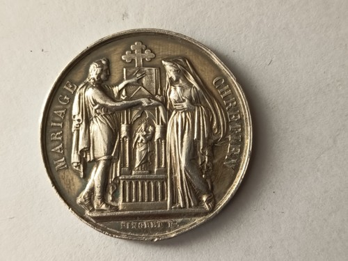 Médaille mariage chrétien - médaille,