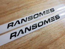 ransomes mower  DECALS