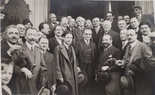 Carte photo léon blum élu - photo,