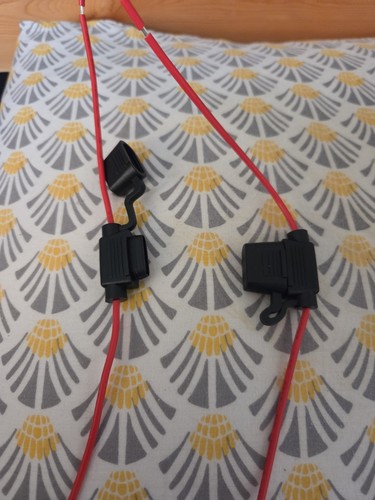 Porte fusible 12v - fusible, câble