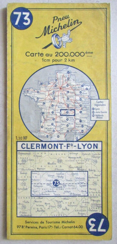 Carte routière michelin - routière,