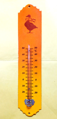 New enamel thermometer 30cm - new,