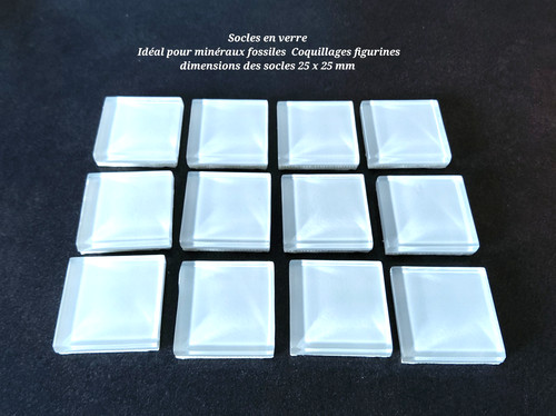 Socle verre pièce - verre,