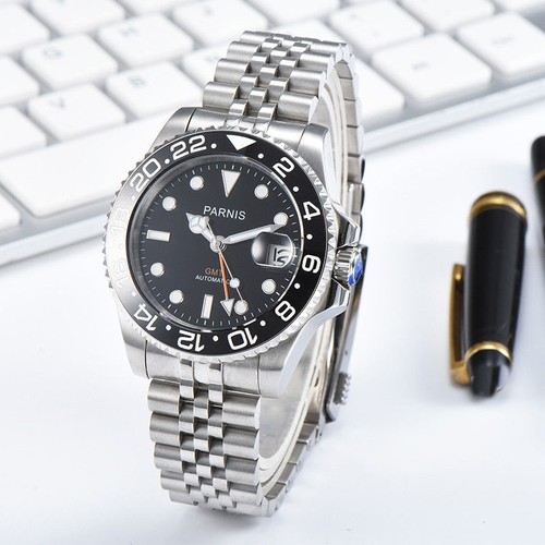 Parnis 40mm sapphire automatic - 40mm,
