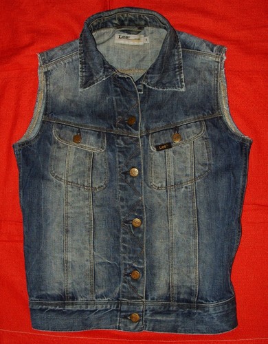 Veste lee jean sans manche - veste,