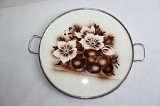 Plateau ancien en faïence