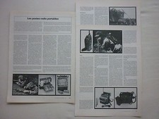 4/80 ARTICLE 6 PAGES EN FRANCAIS LES POSTES RADIO PORTABLES PRC TRM TAD SINCGARS