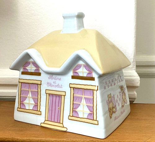 Tirelire maison porcelaine - tirelire,