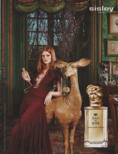 Publicité papier parfum - publicité,