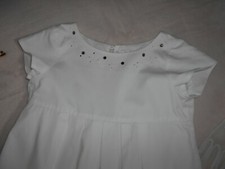 BONPOINT  ROBE en soie brodée