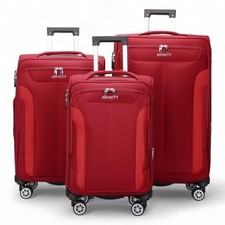 Valise Souple Rouge Extensible