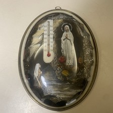 ANCIEN CADRE RELIGIEUX VERRE