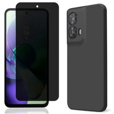 Coque Etui + Verre Trempé