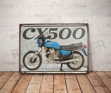 Plaque métal vintage Honda CX