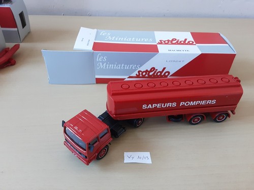 Solido camion citerne - solido,, sapeurs