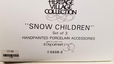 Dept 56 Snow Children Retired