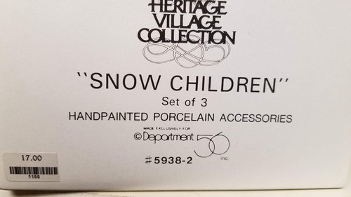 Dept snow children retired - snow,
