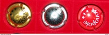 3 Plaque de muselet de champagne Heidsieck Monopole