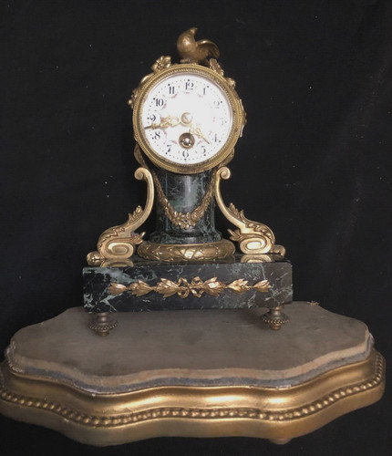 Horloge pendule bronze louis - pendule,