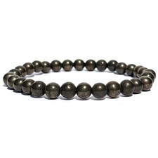 Bracelet Perles Pyrite –