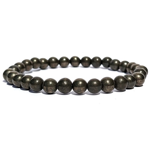 Bracelet perles pyrite - bracelet, –