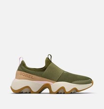 Sorel Femmes Kinetic Impact II Baskets À Sangle Vert Utilitaire, Rose Aube NEUF