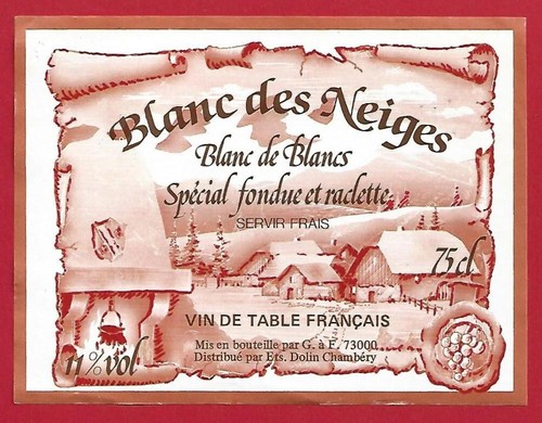 116 etiquette vin savoie - de,