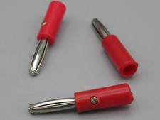 Composants : 3 fiches bananes 4 mm rouges à visser