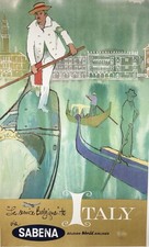 Affiche poster sabena - ,
