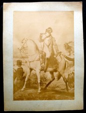 ancienne photo contrecollée