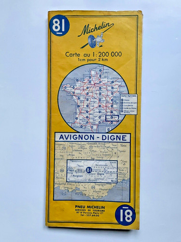 Carte michelin 1969 - n°81,