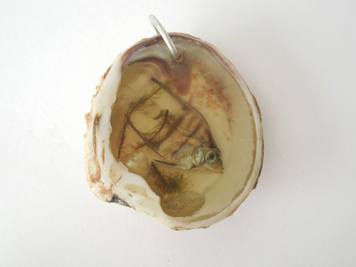 Pendentif poisson vintage - poisson, en
