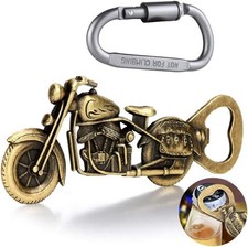 Décapsuleur en zinc style moto vintage, cadeau pour homme et barman
