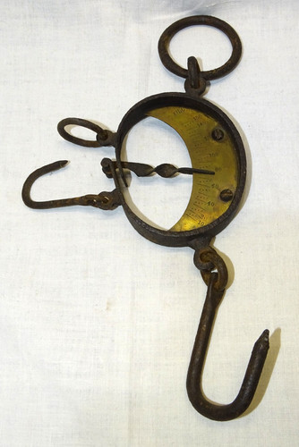Ancien peson ovale - -ancien,