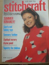 Magazine vintage années 80 couture et aiguilleuse N°559