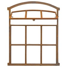 Fenêtre ouvrir de grange fer forgé / rouille style antique 71cm (d2)