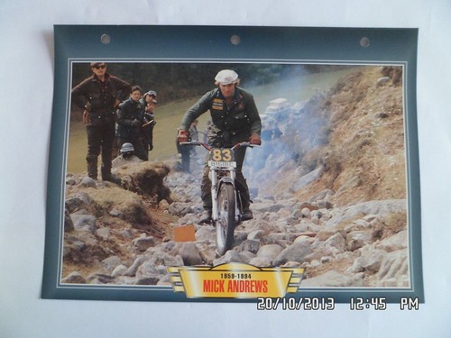 Carte fiche moto - carte, mick