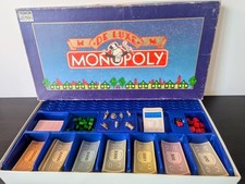 MONOPOLY DE LUXE ÉDITION PARKER COMPLET JEU DE SOCIETE VINTAGE