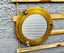 Ancien miroir hublot - , nautique