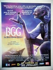 PUBLICITE-ADVERTISING :  LE BON GROS GEANT (BGG)  2016 pour la sortie cinéma