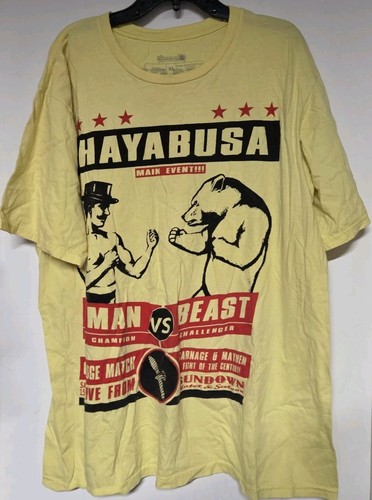 Hayabusa man beast t shirt - man, vs.