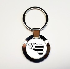 Porte-clés acier inoxydable