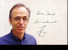 Jean Jacques GOLDMAN * AUTOGRAPHE / DEDICACE