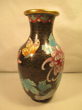 Ancien Vase En Cloisonné En Émail Chinois