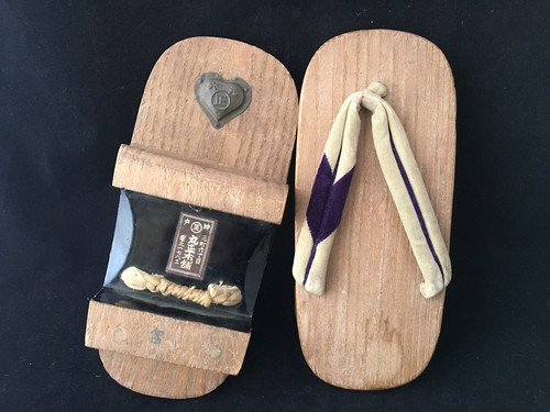 Antique japan geta shoes - japan,